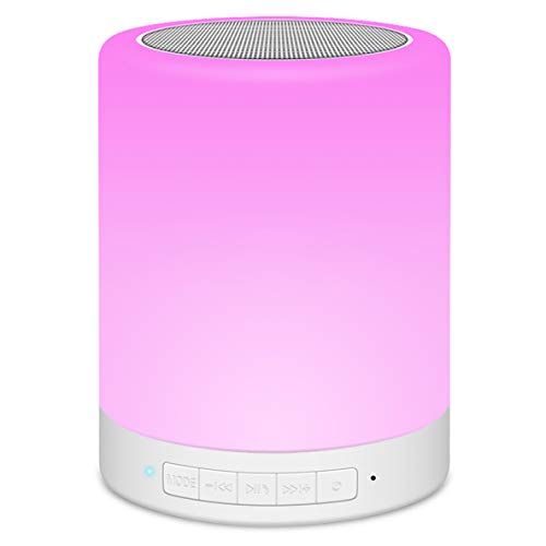 🌈💡 LÁMPARA RGB CON PARLANTE BLUETOOTH TÁCTIL 🎵📱