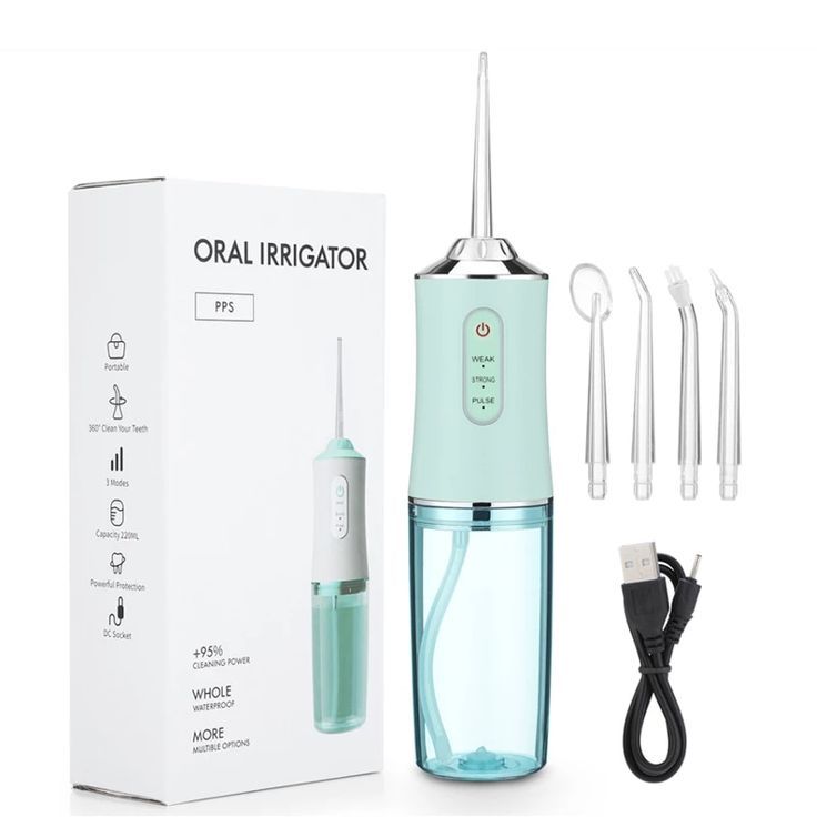 IRRIGADOR DENTAL INALÁMBRICO 360°