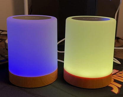🌈💡 LÁMPARA RGB CON PARLANTE BLUETOOTH TÁCTIL 🎵📱