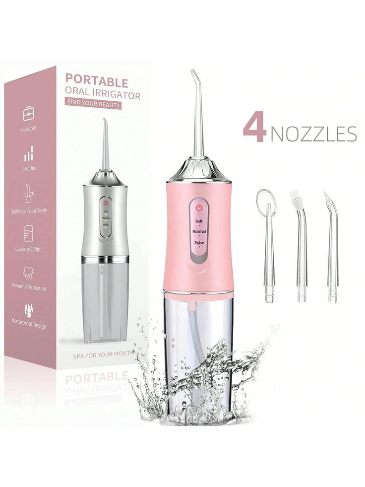 💧🦷 IRRIGADOR DENTAL INALÁMBRICO 360°