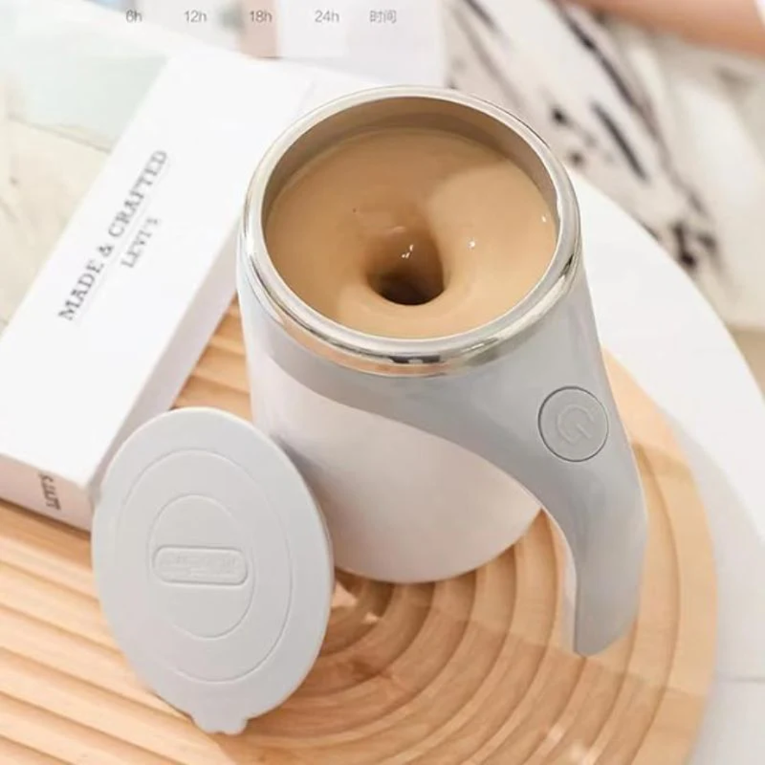 TAZA MEZCLADORA AUTOMÁTICA – ¡MEZCLA SOLA CON UN BOTÓN!