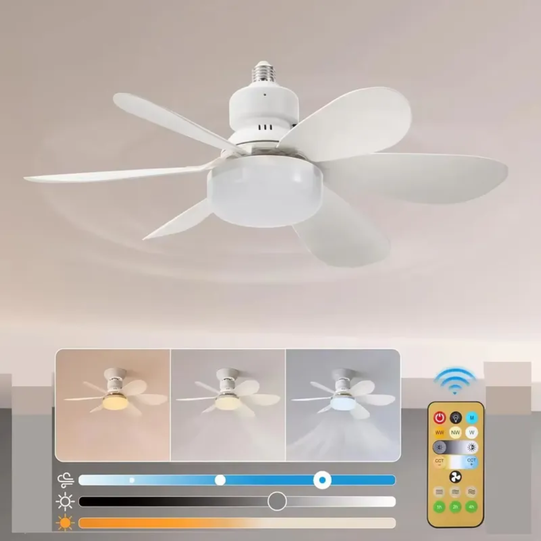Ventilador SMART LED 30W con Control Remoto