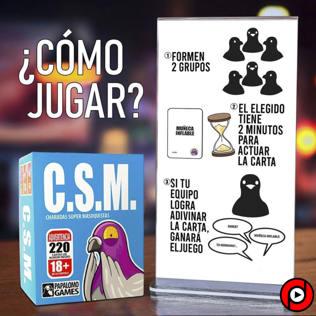 C.S.M. – Juego de Cartas para Adultos (+18)