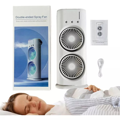 VENTILADOR HUMIDIFICADOR DOBLE 3 EN 1