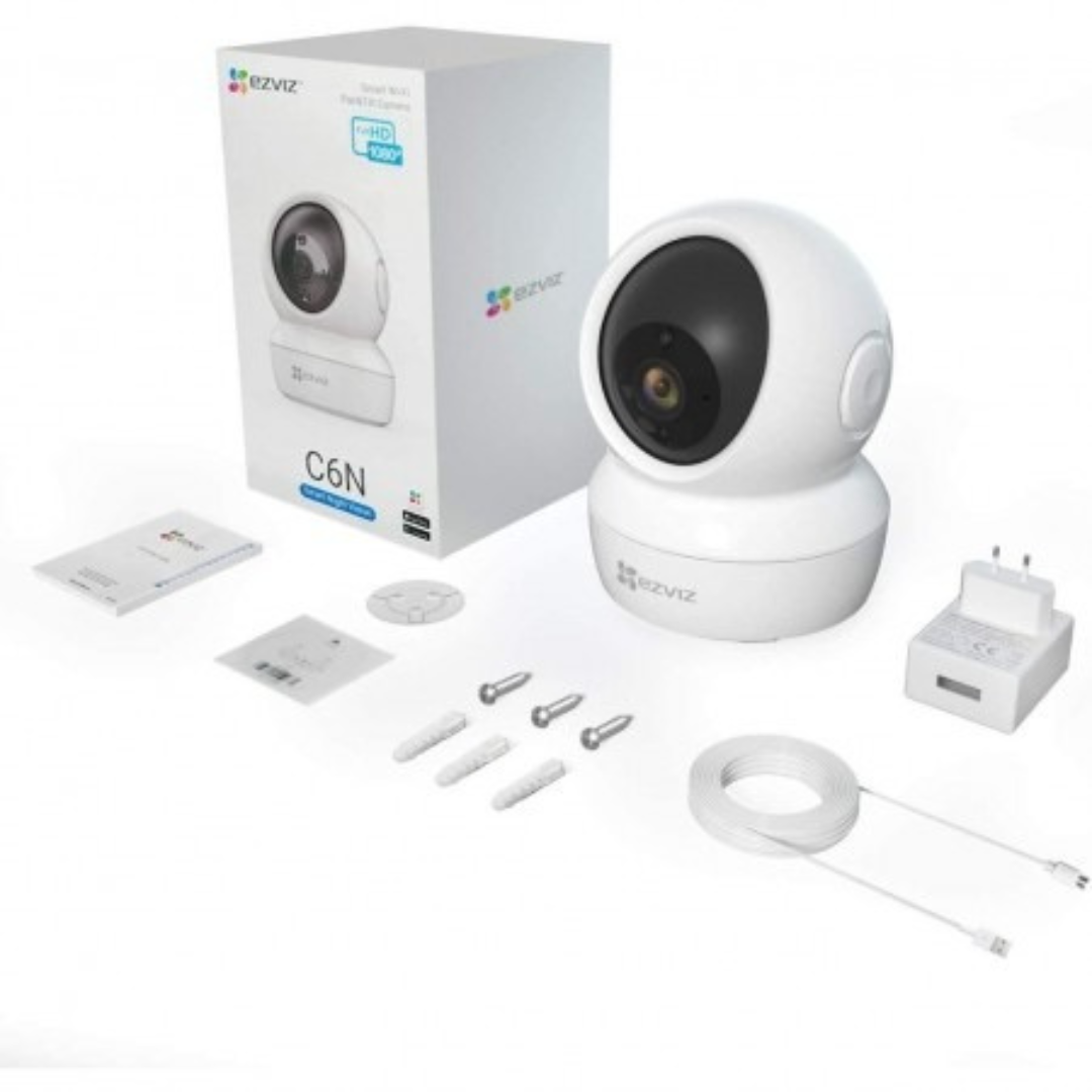 Cámara de Seguridad EZVIZ C6N 360° – Full HD con Sensor de Movimiento