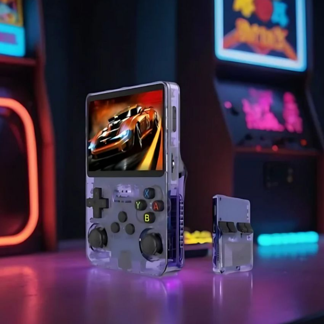 Consola Retro Portátil R36S – 15,000+ Juegos | Pantalla IPS | Doble Joystick | Ultra Fluida