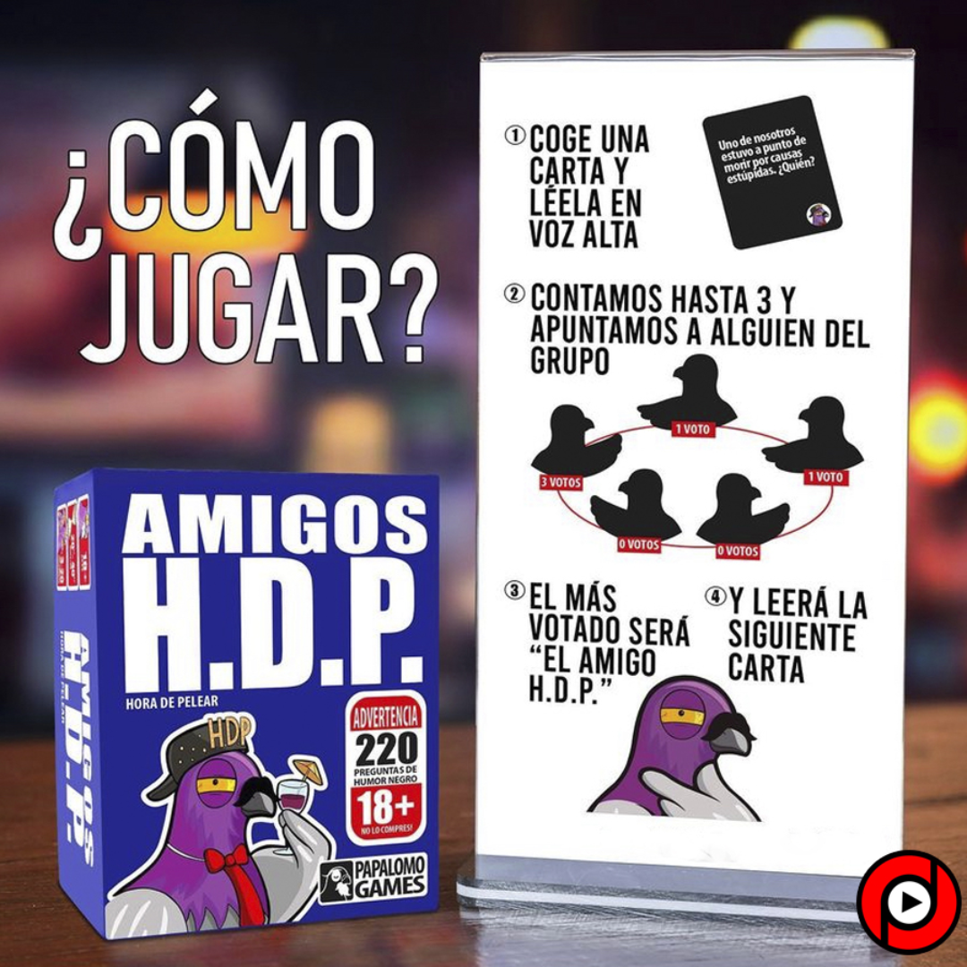 AMIGOS H.D.P. – Juego de Cartas para Adultos (+18)