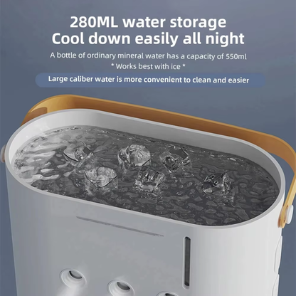 VENTILADOR HUMIDIFICADOR DOBLE 3 EN 1