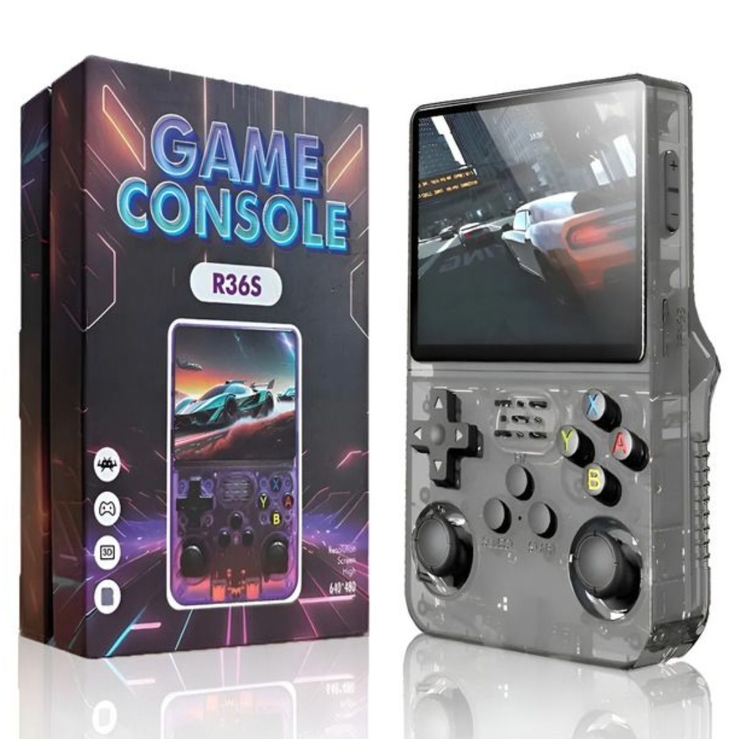 Consola Retro Portátil R36S – 15,000+ Juegos | Pantalla IPS | Doble Joystick | Ultra Fluida