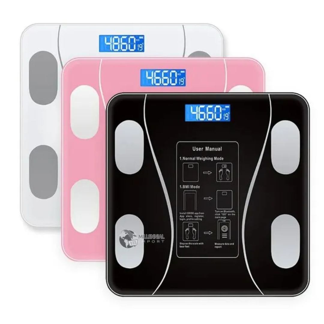 Balanza Digital Smart Scale Bluetooth – 180 KG (Negro)