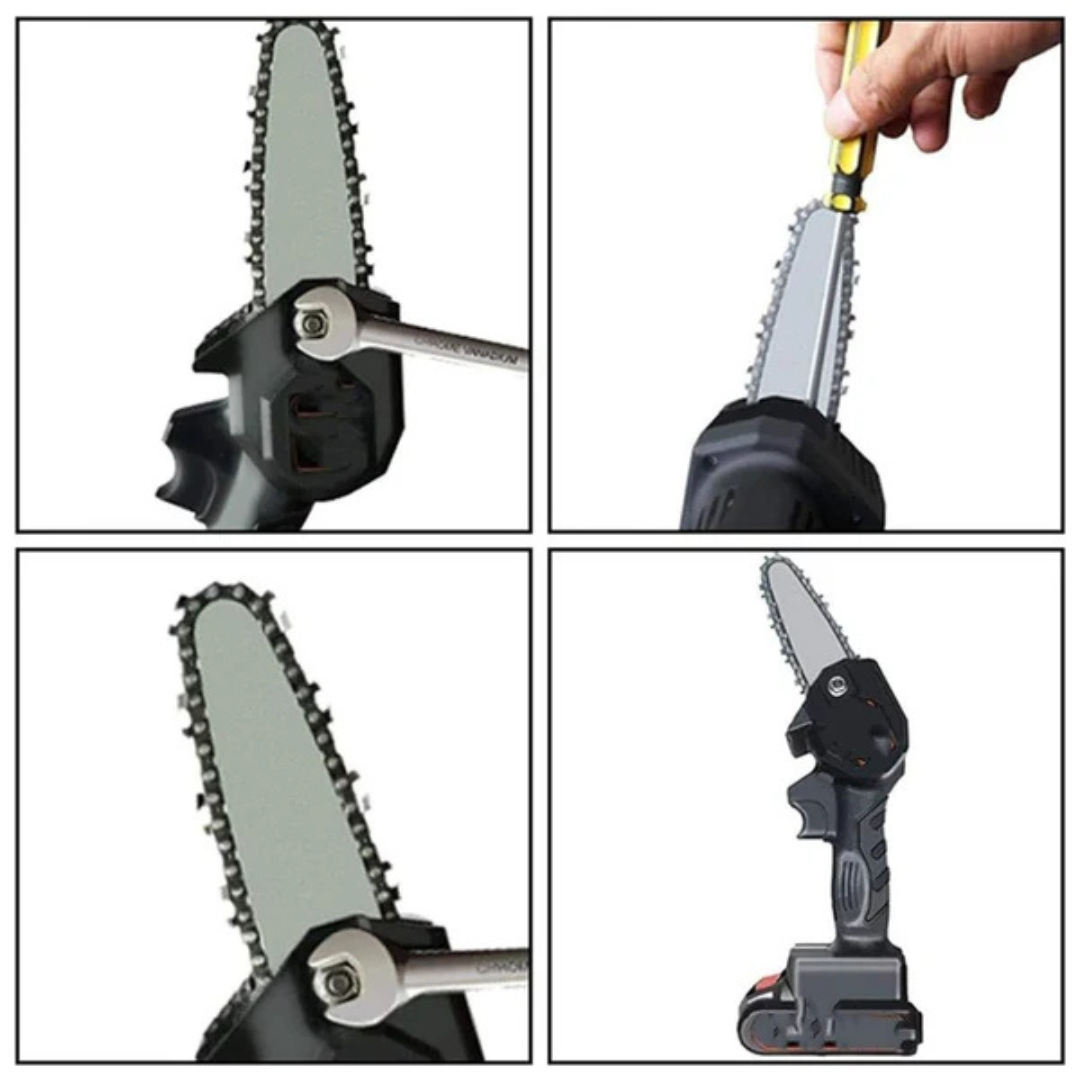 Mini Motosierra Compacta 48V - Potencia, Precisión y Comodidad en tus Manos