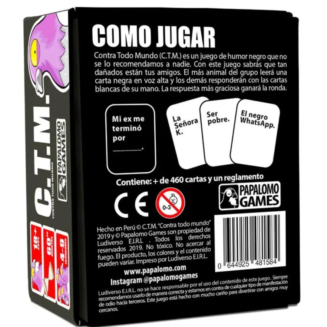 C.T.M. – Juego de Cartas para Adultos (+18)