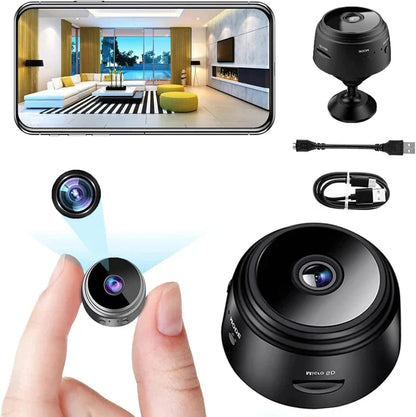 📷 Mini Cámara de Seguridad Full HD WiFi Inalámbrica