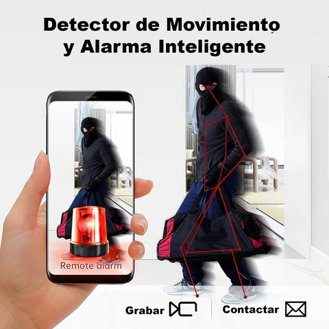📷 Mini Cámara de Seguridad Full HD WiFi Inalámbrica