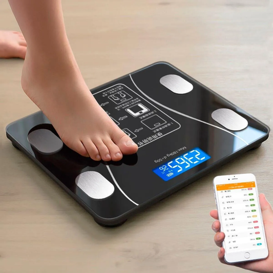 Balanza Digital Smart Scale Bluetooth – 180 KG (Negro)