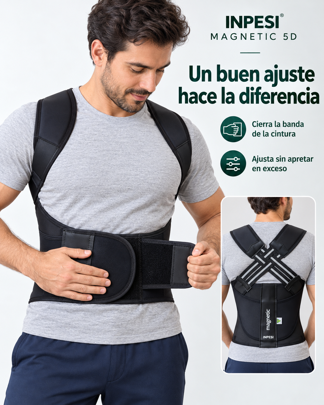 CORRECTOR DE POSTURA MAGNETIC 5D – ORIGINAL