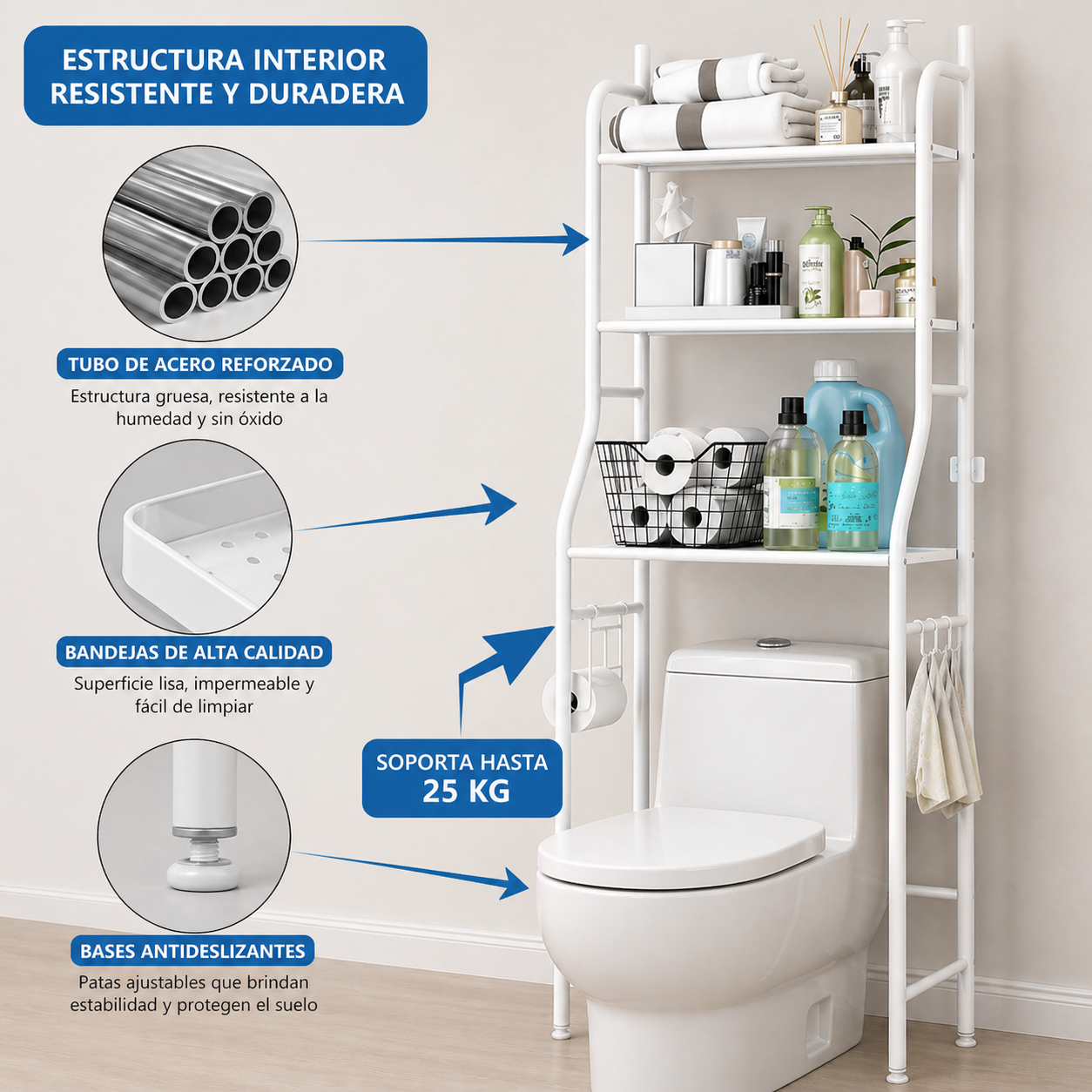 Organizador de Baño 3 Niveles