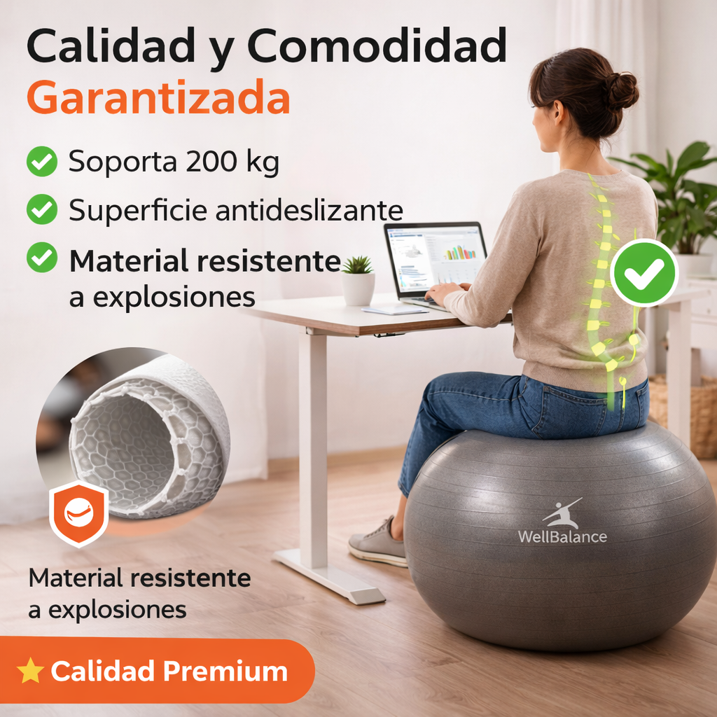 Pelota Ergonómica de Yoga y Terapia