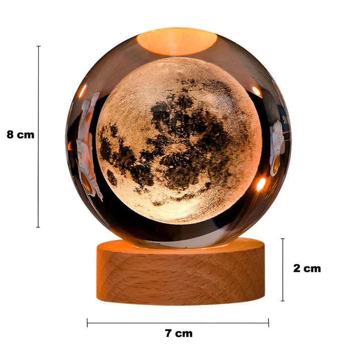 Lámpara Esfera Galctica 3D
