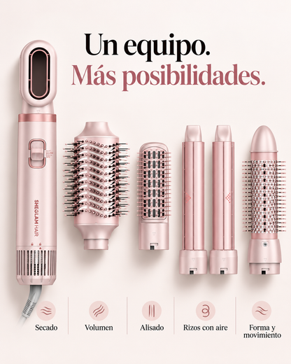 ESTILIZADOR MULTIFUNCIONAL TODO EN UNO BLOWOUT BLISS, 5 EN 1