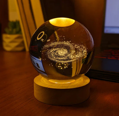 Lámpara Esfera Galctica 3D
