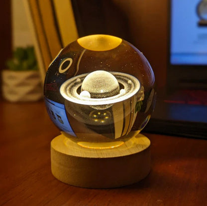 Lámpara Esfera Galctica 3D