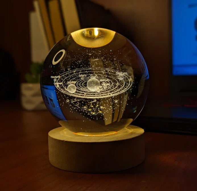 Lámpara Esfera Galctica 3D