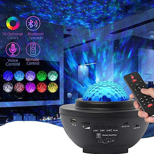 🌌✨ PROYECTOR GALAXIA LED MULTICOLOR CON BLUETOOTH 🔊🎇