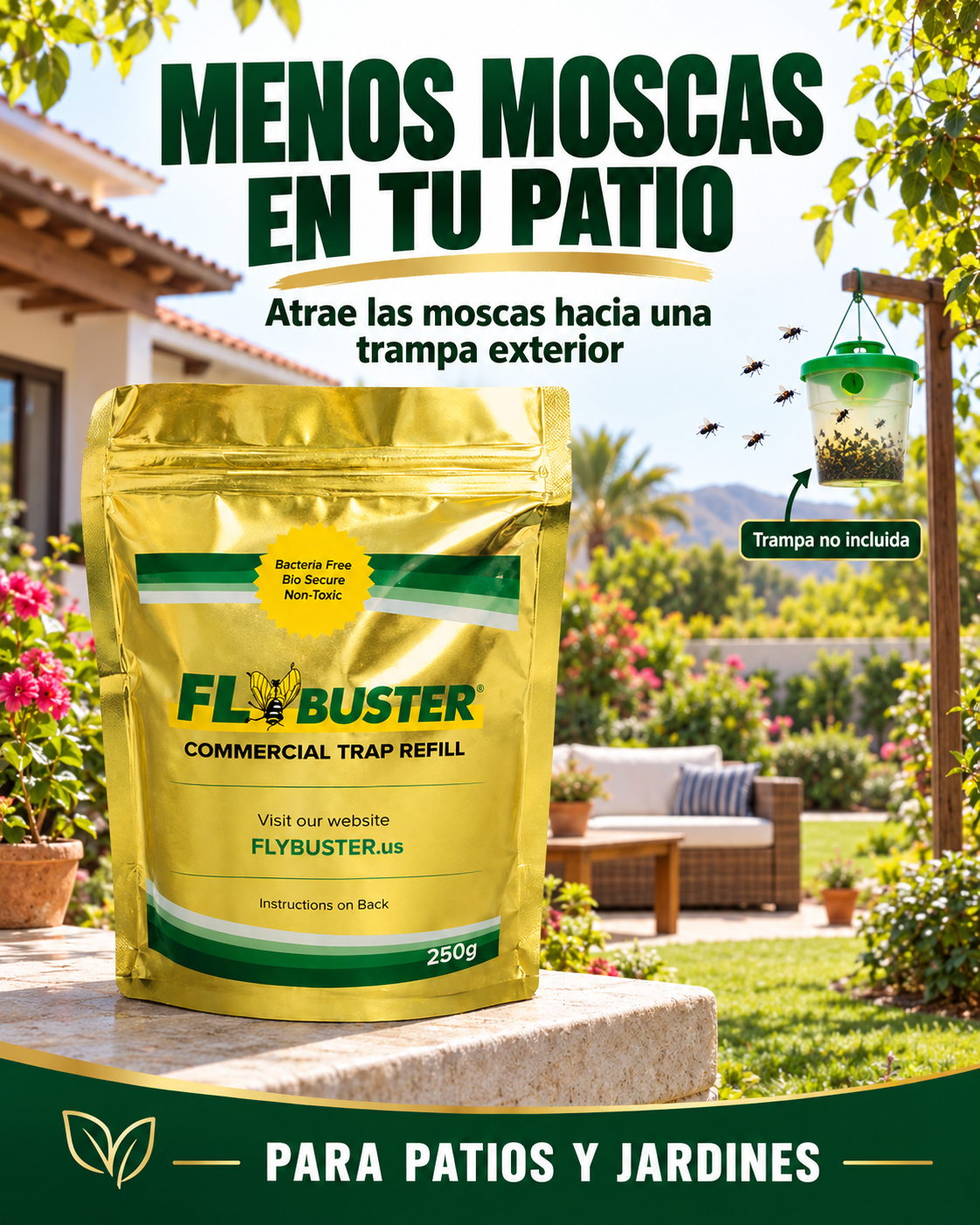 REPUESTO DE CEBO PARA TRAMPA DE MOSCAS