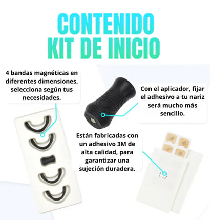🌙 Bandas Nasales Magnéticas – Starter Kit