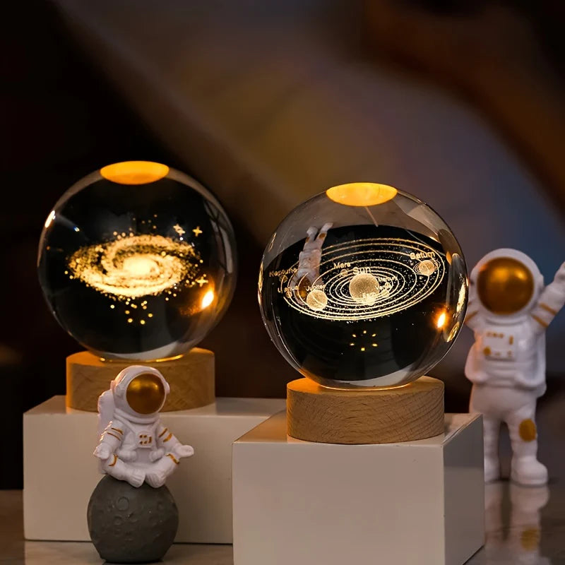 Lámpara Esfera Galctica 3D