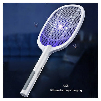 Raqueta Mata Mosquitos Eléctrica Recargable